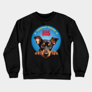 I Love my dog Doberman Pinscher Crewneck Sweatshirt